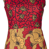 Floral Robe Vintage Sleeveless Long Dress M-2XL