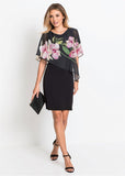 Floral Print Plus Size Midi Dresses S-5XL