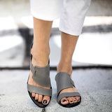 Black Summer Sandals Slippers