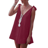 Sexy  V Neck Loose Rompers