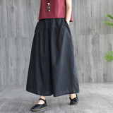 Loose Cotton and Linen Casual Wide Leg Pants