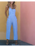 Sexy Halter Backless Jumpsuits