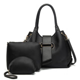 Composite Bags 3 pcs Women's leather Handbags