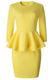 Summer Ruffles Bodycon Fashion Casual Mini Dress M-2XL