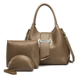 Composite Bags 3 pcs Women's leather Handbags