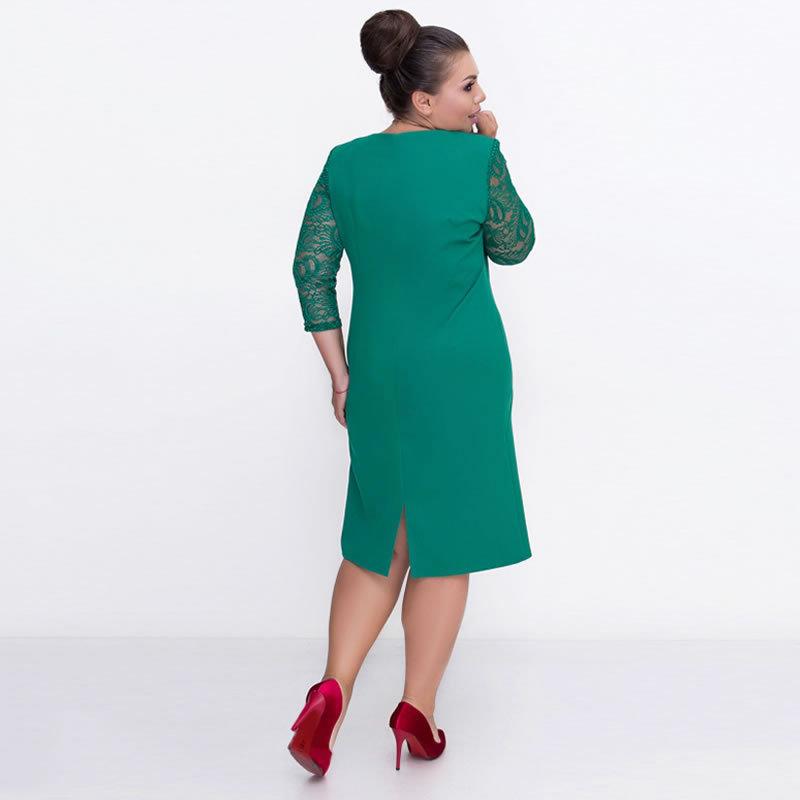 Lace Green Casual Party Dresses XL-6XL