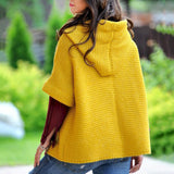 Loose Knit Hooded Cardigan Sweater