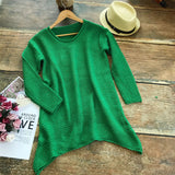 Colorful Long Loose Casual Sweater