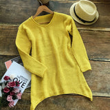 Colorful Long Loose Casual Sweater