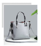 New Crocodile Pattern Mother And Daughter Bag (Three-Piece Set)