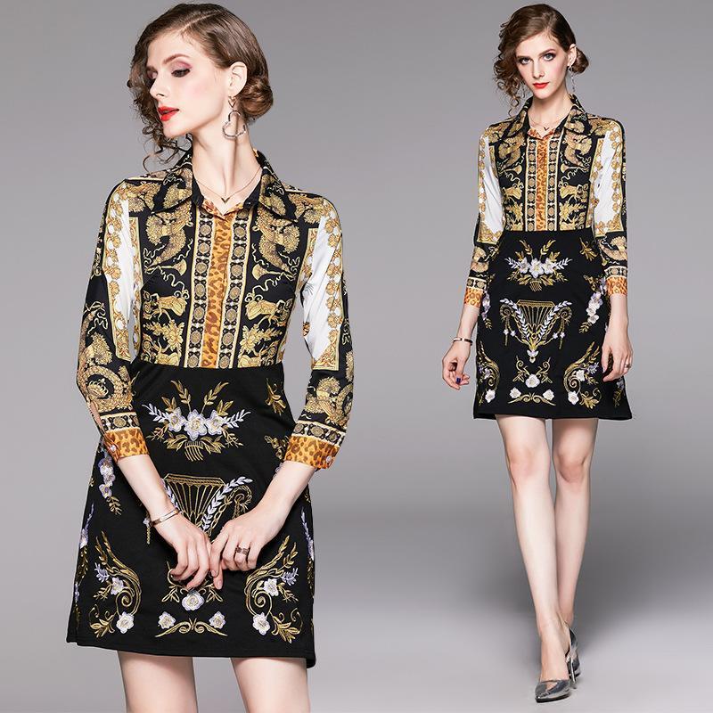 Printed Stitched Heavy Embroidery Dress