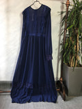 Plus Size Lace Long Sleeve Maxi Dress XL-3XL