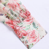 Romantic Floral Print Long Sleeve Shirt
