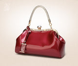 Fashion Patent Leather Bridal Handbag