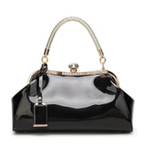 Fashion Patent Leather Bridal Handbag