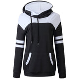 Stitching Pocket Two-tone Hooded -3color
