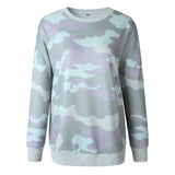 Long-sleeve Camouflage Sweatshirt-5color