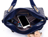 Fashion Embossed Bear And Mother Bag (Four-Piece Set)