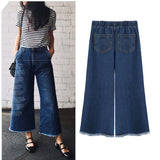 Large Size Casual Wide Leg Jeans