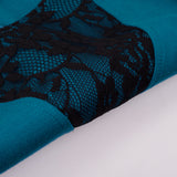 Sexy Lace Stitching OL Style Midi Dress S-2XL