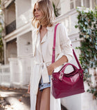 Fashion Trend Oil Wax Leather Women's Shoulder Bag