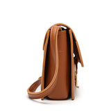 Fashion Magnetic Buckle Retro Crossbody Bag