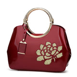 Fashion Patent Leather Handbag Shoulder Bags