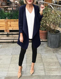 Solid Color Casual Long-sleeve Cardigan-4color