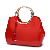 Glossy Patent Leather Handbags