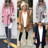 Solid Color Casual Long-sleeve Cardigan-4color
