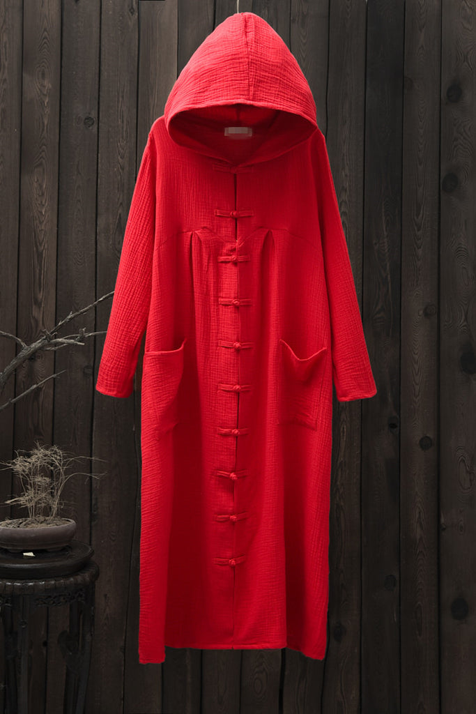 Retro Hooded Women's Cape Cloak Gown Jacket