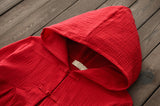 Retro Hooded Women's Cape Cloak Gown Jacket