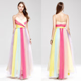 Hana Colorful Evening Dress-2color