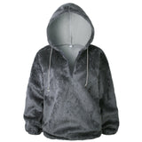 Street Fashion Solid Color Hoodie -5color
