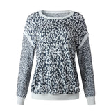 Ruffled Sexy Leopard Sweatshirt