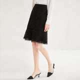 Fashion Blak Lace Skirt
