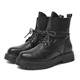 New Tube Boots Women's Casual Leather Martin Boots