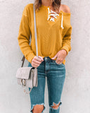 V Neck Knitting Casual Sweater Tops