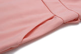 Petal Sleeve Stitching Hip-sleeve Dress With Belt M-2XL