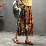 Ethnic Style Printed Skirt
