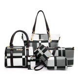 Fashion Stitching Contrast Mother-In-Law Bag (Six-Piece Set)