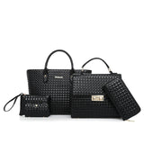 Fashion Sequin Stripe Mother And Child Bag (Five-Piece Set)