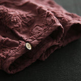 Women Spring Floral Embroidery Vintage Cardigan Short Coat