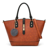 Shoulder Bag Contrast Color Bag Ladies Handbag