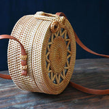 Hand-Made Rattan Fashion Pastoral Crossbody Bag
