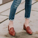 Womens Brown Casual All Season Loafers