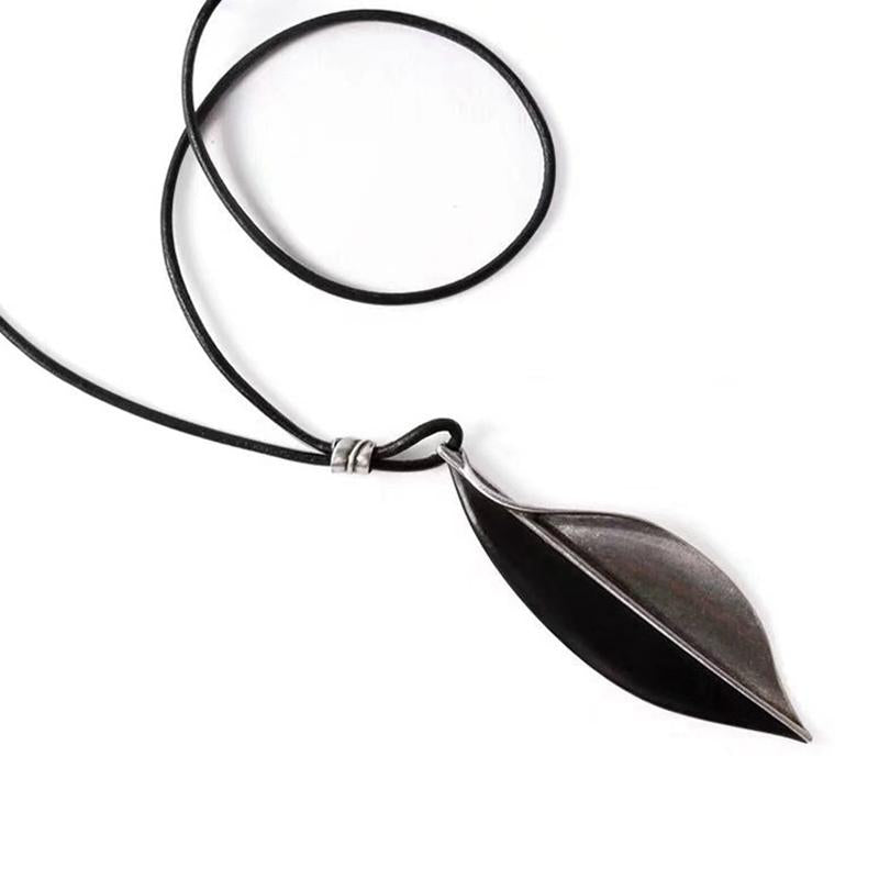 Artistic Leaves Necklace Alloy Long Necklace