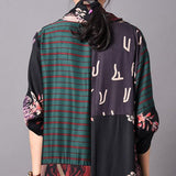Fashion Print Silk Fishtail Maxi Dress