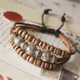 Retro Accessories Wood Beads Bracelet
