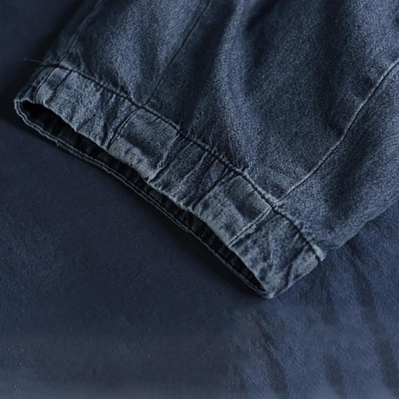 Loose Solid Color Bloomers Jeans